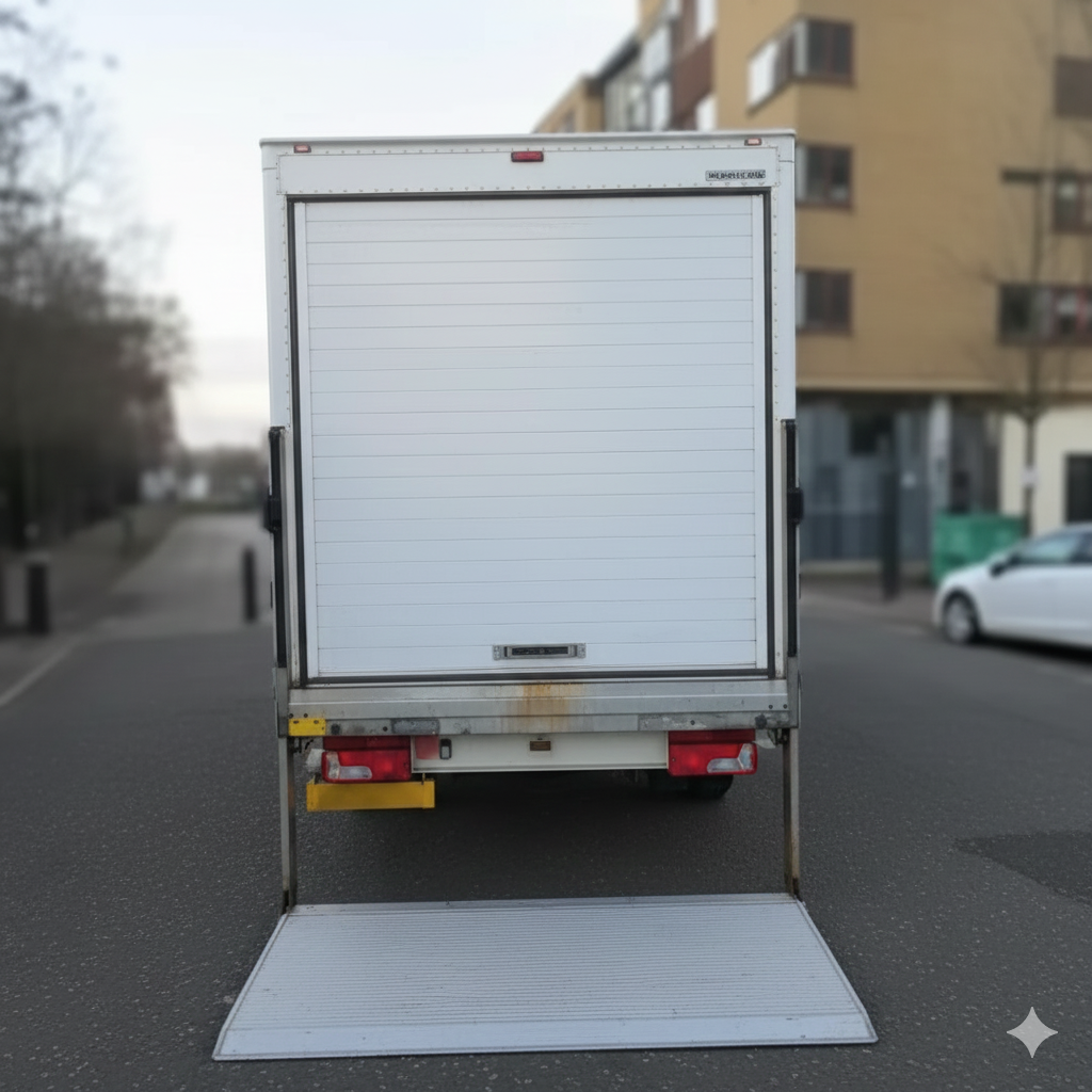 vSwift Logistics van back view