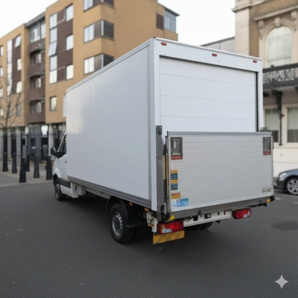 vSwift Logistics van rear view